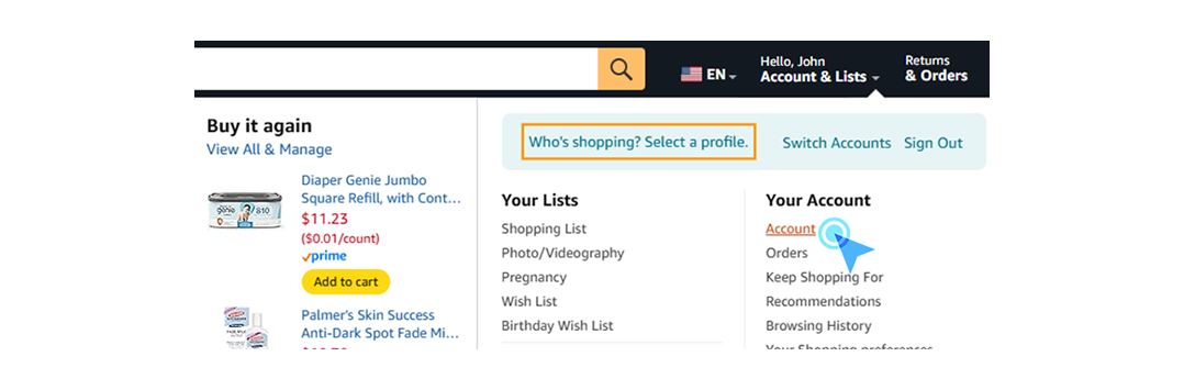 Your Account Dashboard